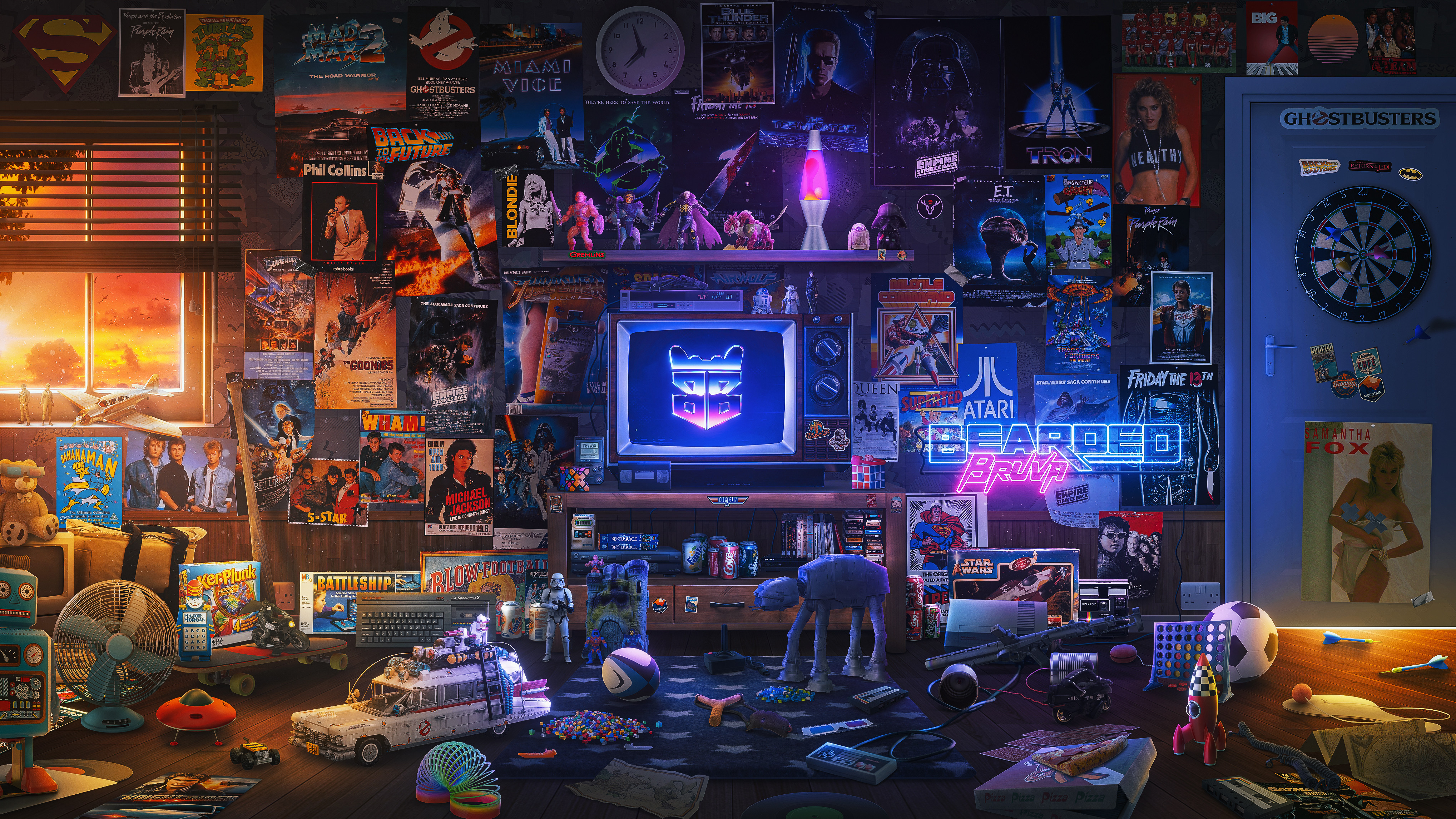 80s, Retro, Vintage, Nostalgia Wallpaper in 4K resolution (4074x2292) 80s, Retro, Vintage, Nostalgia 4K Wallpaper Background (4074x2292)