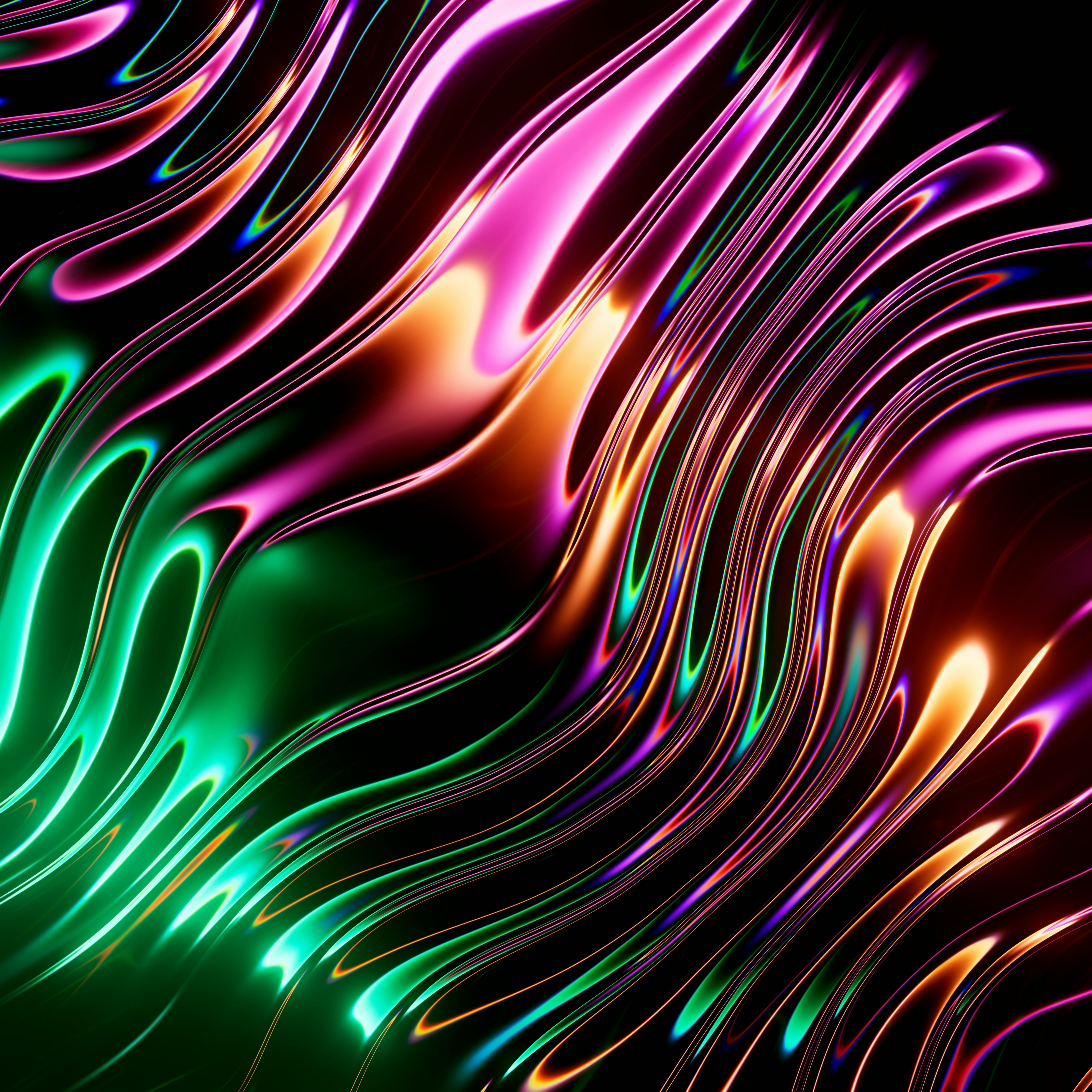 Abstract Art, Digital Art, Neon Art, Graphic Design Wallpaper in 5K resolution (5888x5888) Abstract Art, Digital Art, Neon Art, Graphic Design 5K Wallpaper Background (5888x5888)
