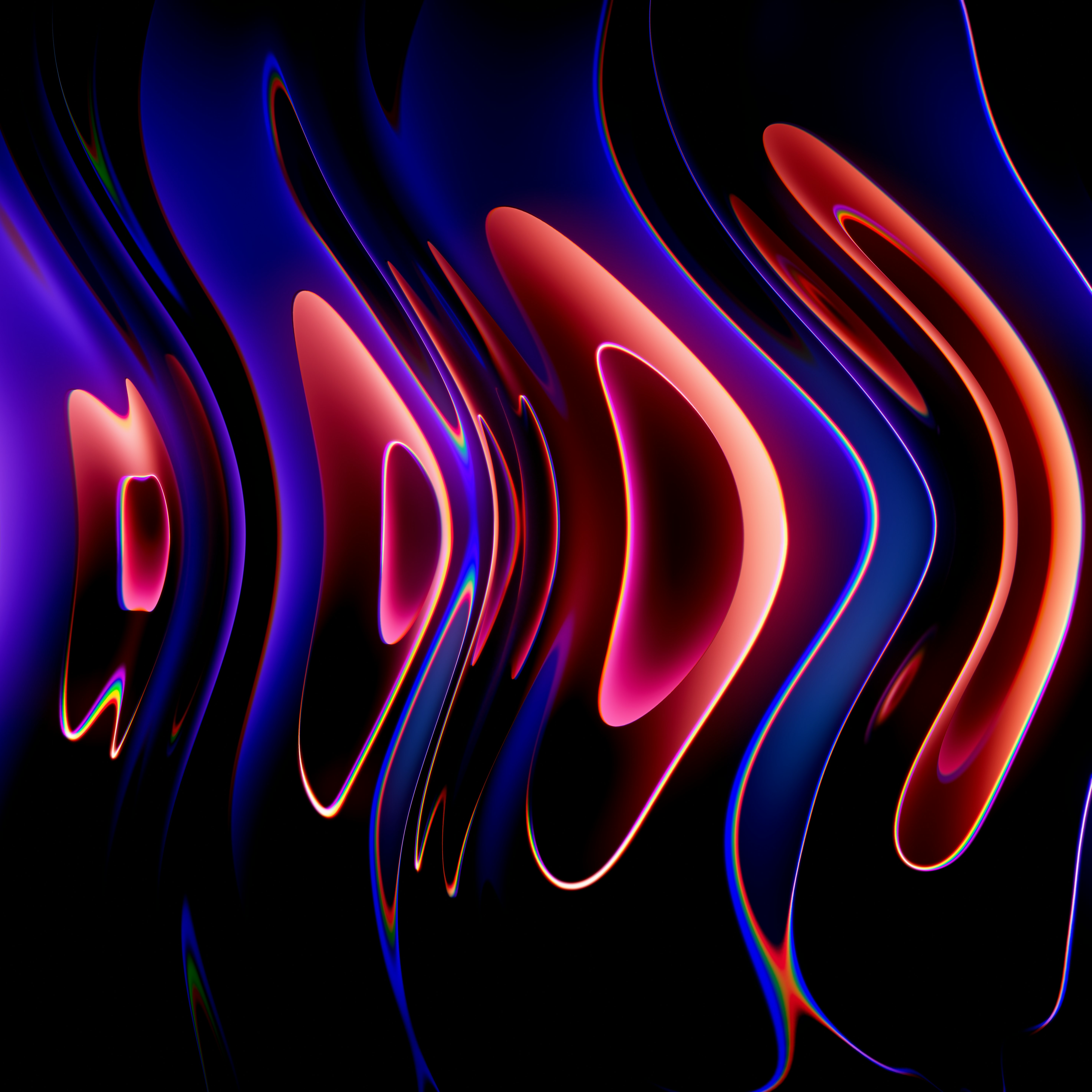 Abstract Art, Liquid Art, Neon Art, Digital Art Wallpaper in 5K resolution (5888x5888) Abstract Art, Liquid Art, Neon Art, Digital Art 5K Wallpaper Background (5888x5888)