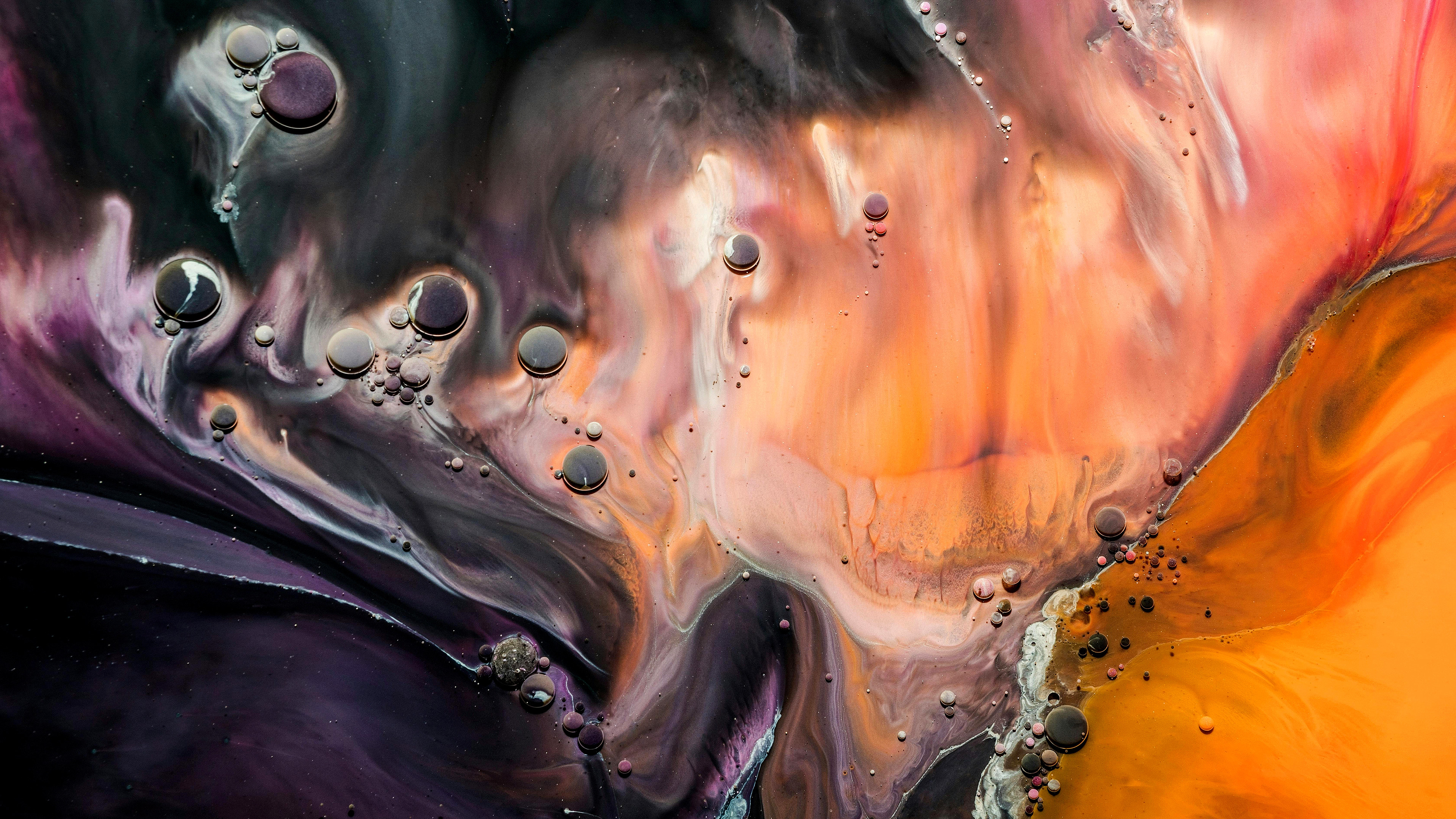 Abstract Art, Paint Swirls, Liquid Art, Abstract Background. Wallpaper in 4K resolution (3840x2160) Abstract Art, Paint Swirls, Liquid Art, Abstract Background. 4K Wallpaper Background (3840x2160)