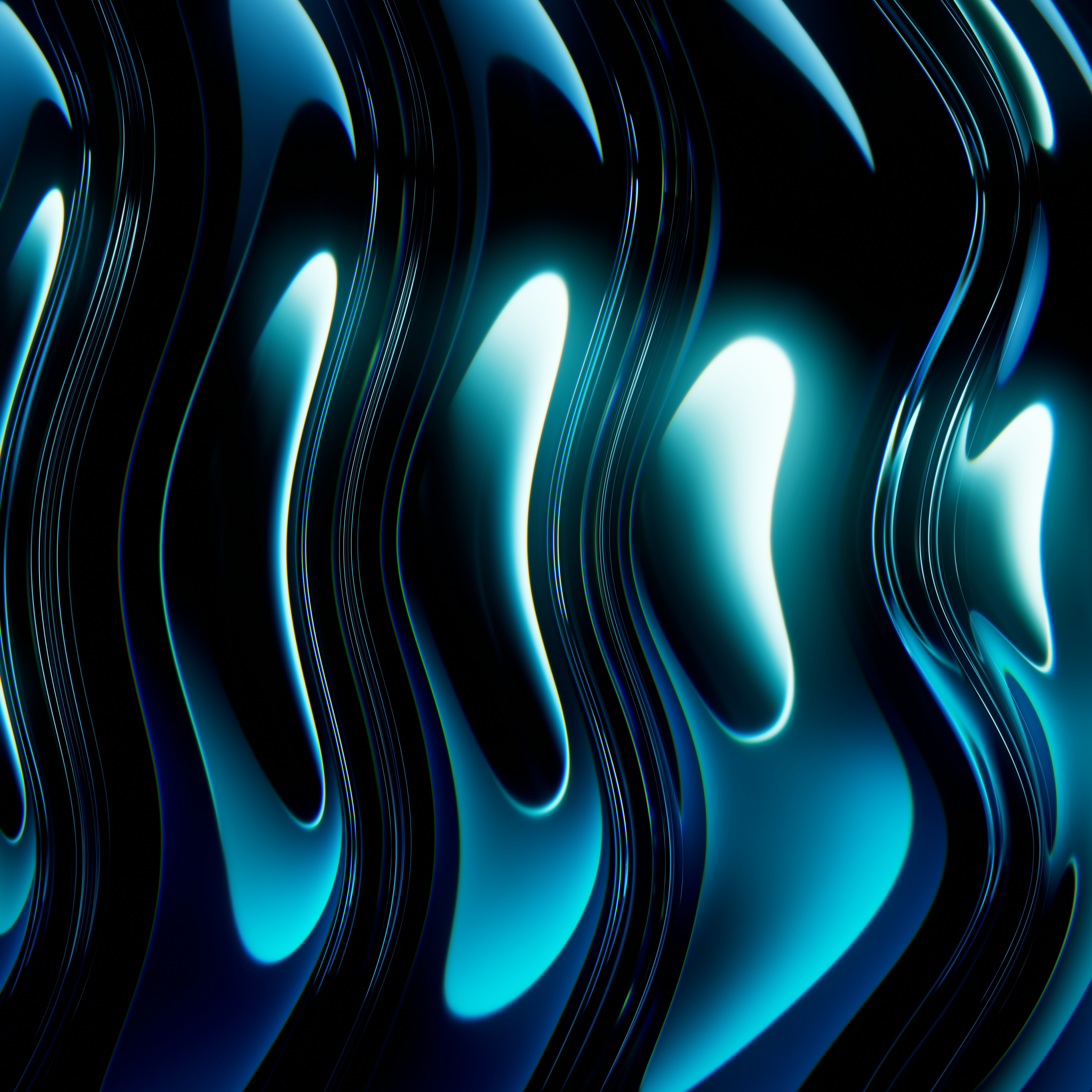 Abstract, Liquid, Digital Art, Blue Wallpaper in 5K resolution (5888x5888) Abstract, Liquid, Digital Art, Blue 5K Wallpaper Background (5888x5888)