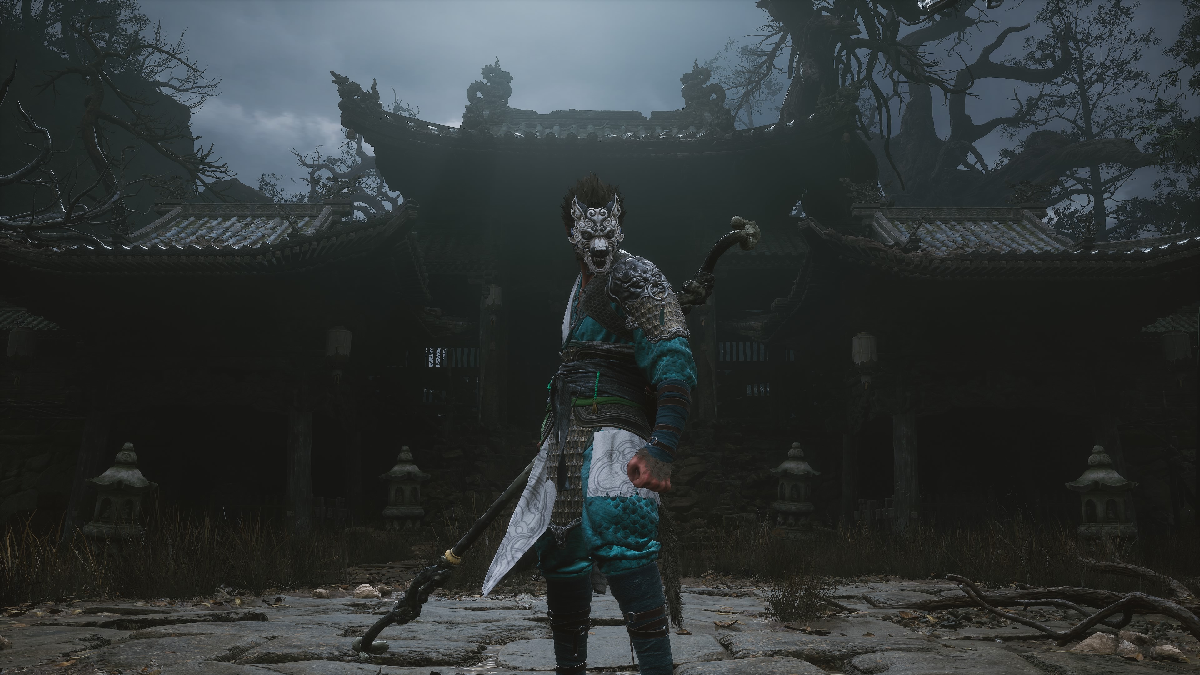 Chinese Temple, Fantasy Art, Video Game Art, Dark Fantasy Wallpaper in 4K resolution (3840x2160) Chinese Temple, Fantasy Art, Video Game Art, Dark Fantasy 4K Wallpaper Background (3840x2160)