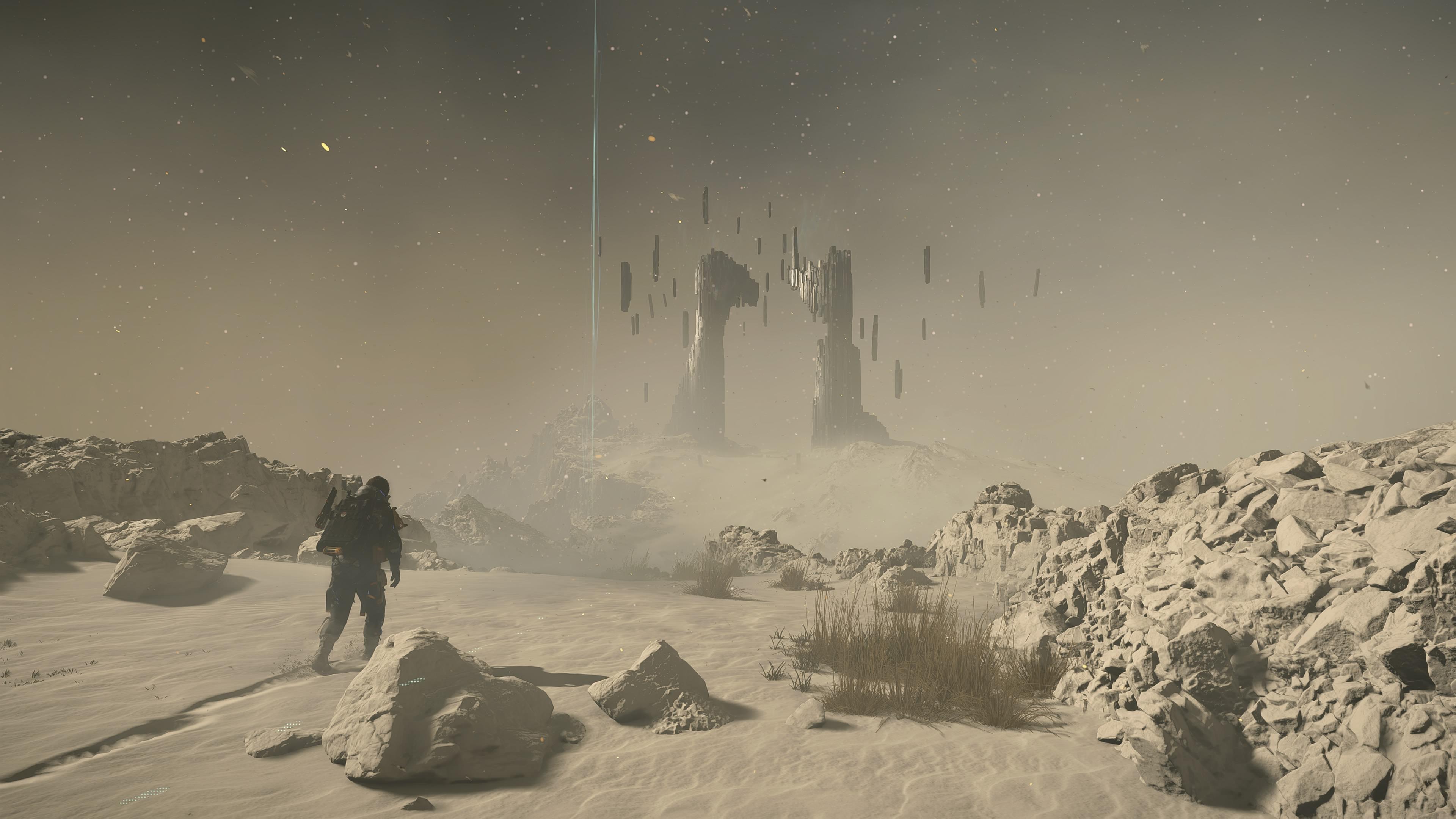 Death Stranding Sci-Fi Wasteland - 4K Background Death Stranding Sci-Fi Wasteland - Game Screenshot 4K Wallpaper (3840x2160)