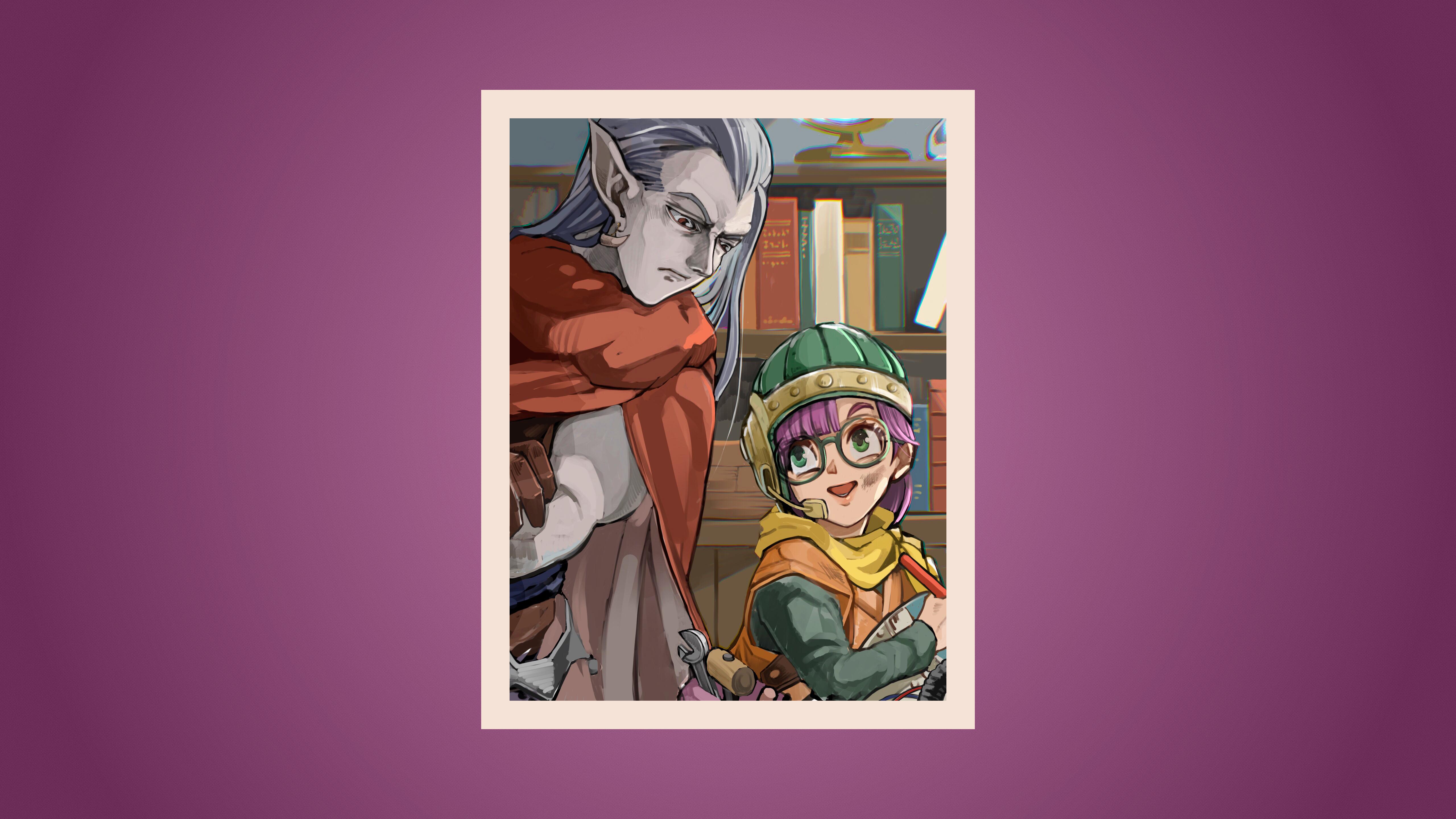 Dragon Quest, Dragon Quest Builders, Character Art, Video Game Wallpaper in 5K resolution (5120x2880) Dragon Quest, Dragon Quest Builders, Character Art, Video Game 5K Wallpaper Background (5120x2880)