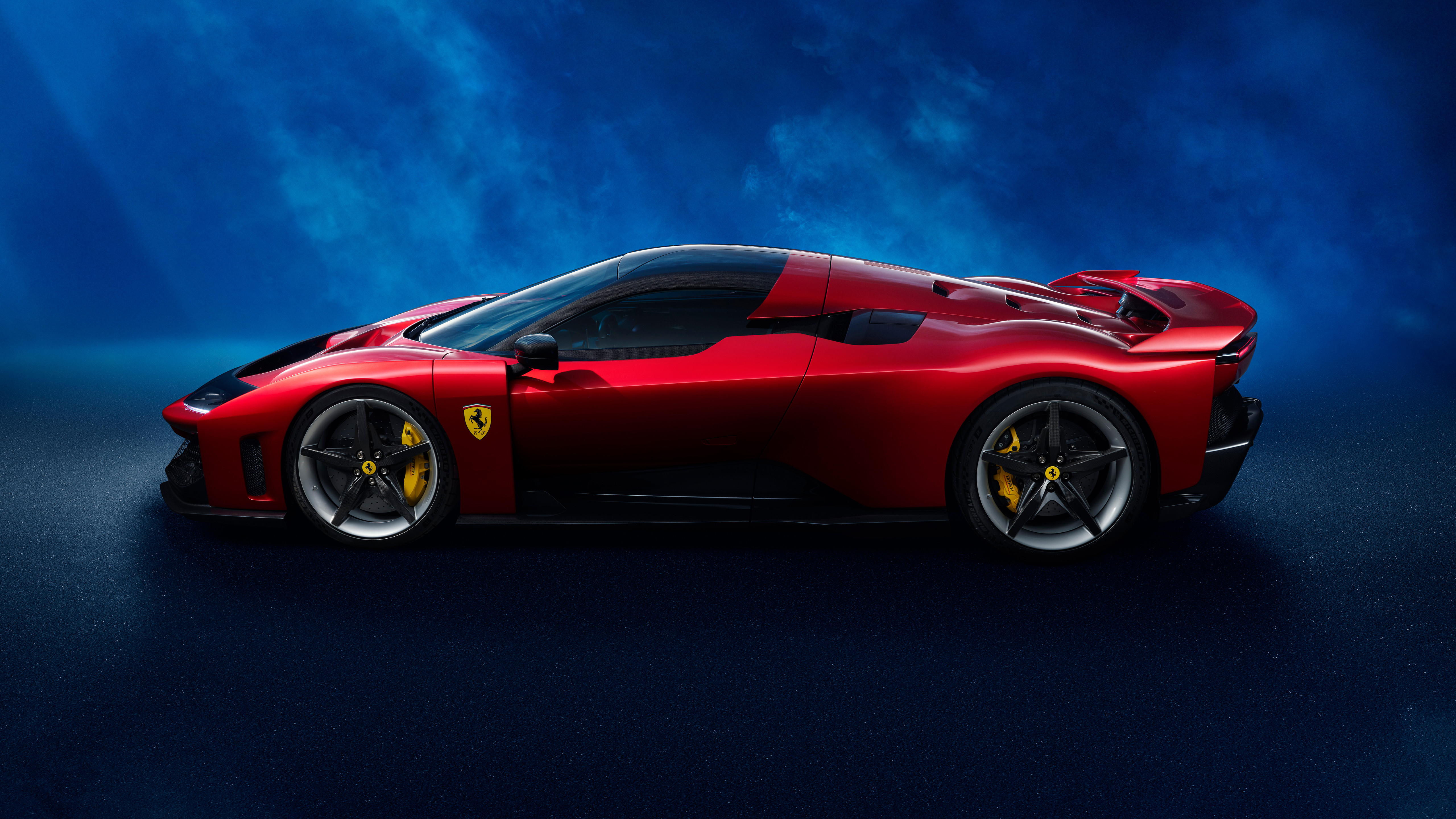 Ferrari, Supercar, Sports Car, Luxury Car Wallpaper in 5K resolution (5120x2880) Ferrari, Supercar, Sports Car, Luxury Car 5K Wallpaper Background (5120x2880)