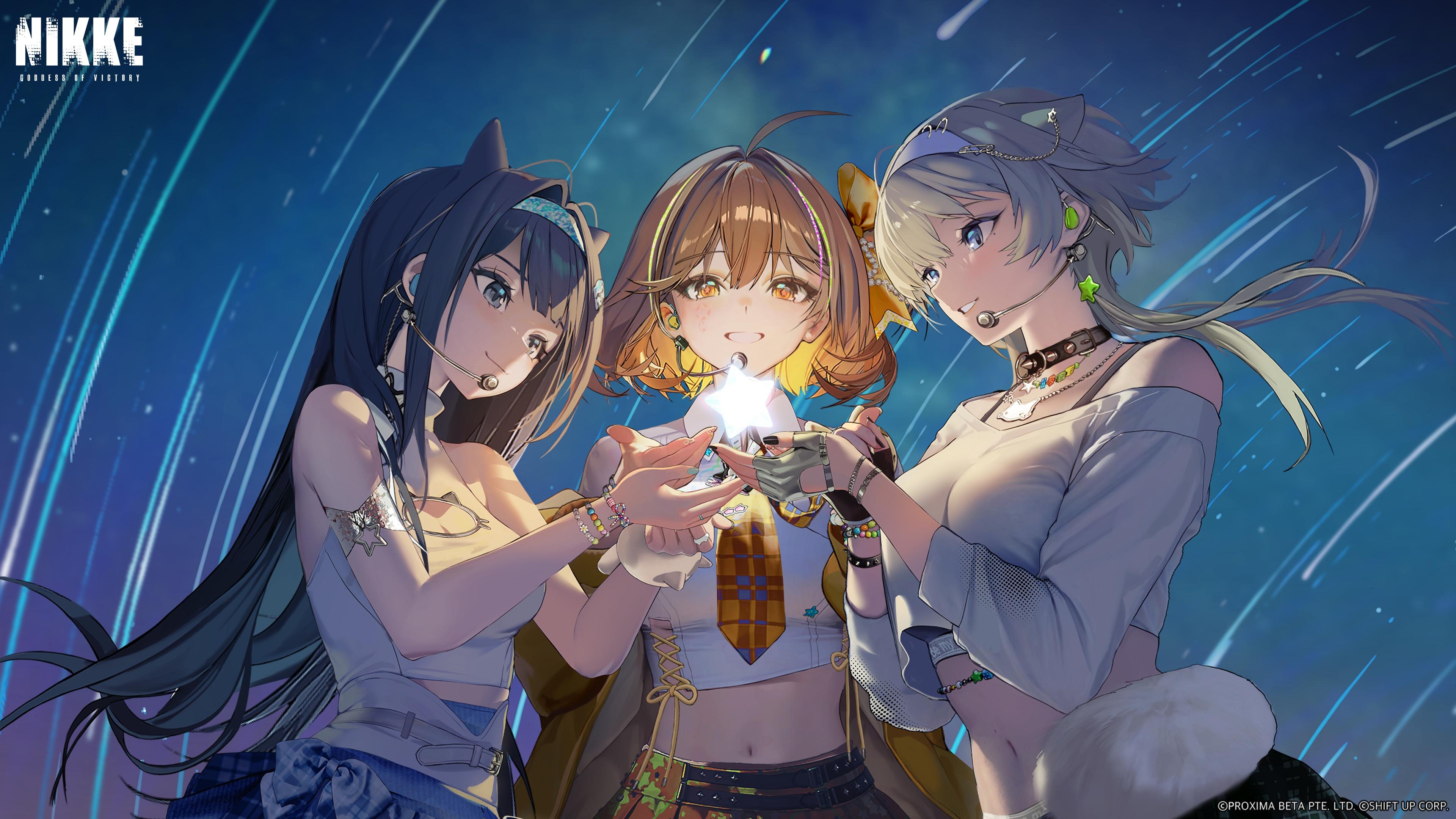 Goddess Of Victory Nikke Idols - 4K Background Goddess Of Victory Nikke Idols - Anime Digital Art 4K Wallpaper (3840x2160)