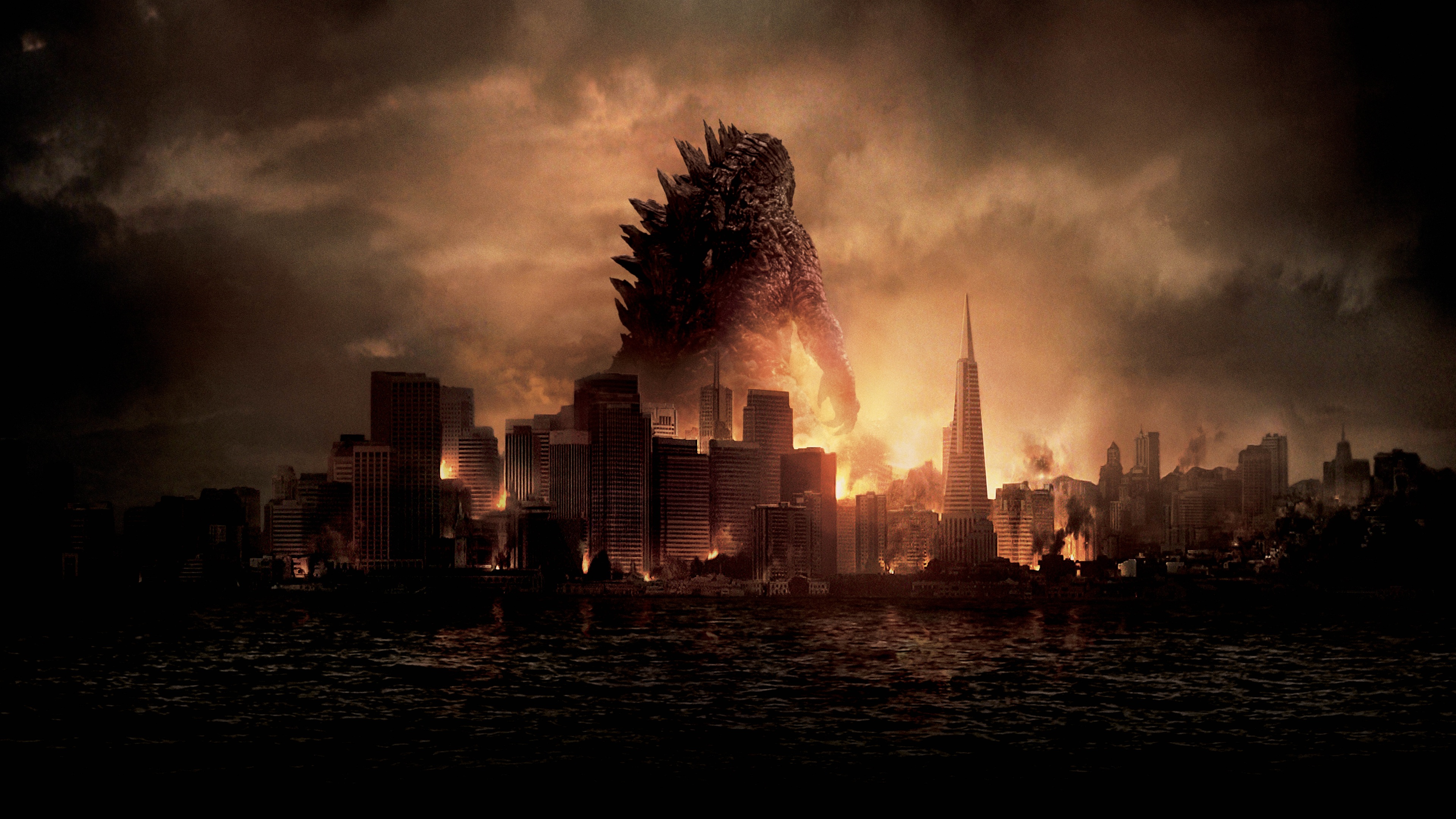 Godzilla, Monster, San Francisco, Destruction Wallpaper in 4K resolution (3840x2160) Godzilla, Monster, San Francisco, Destruction 4K Wallpaper Background (3840x2160)