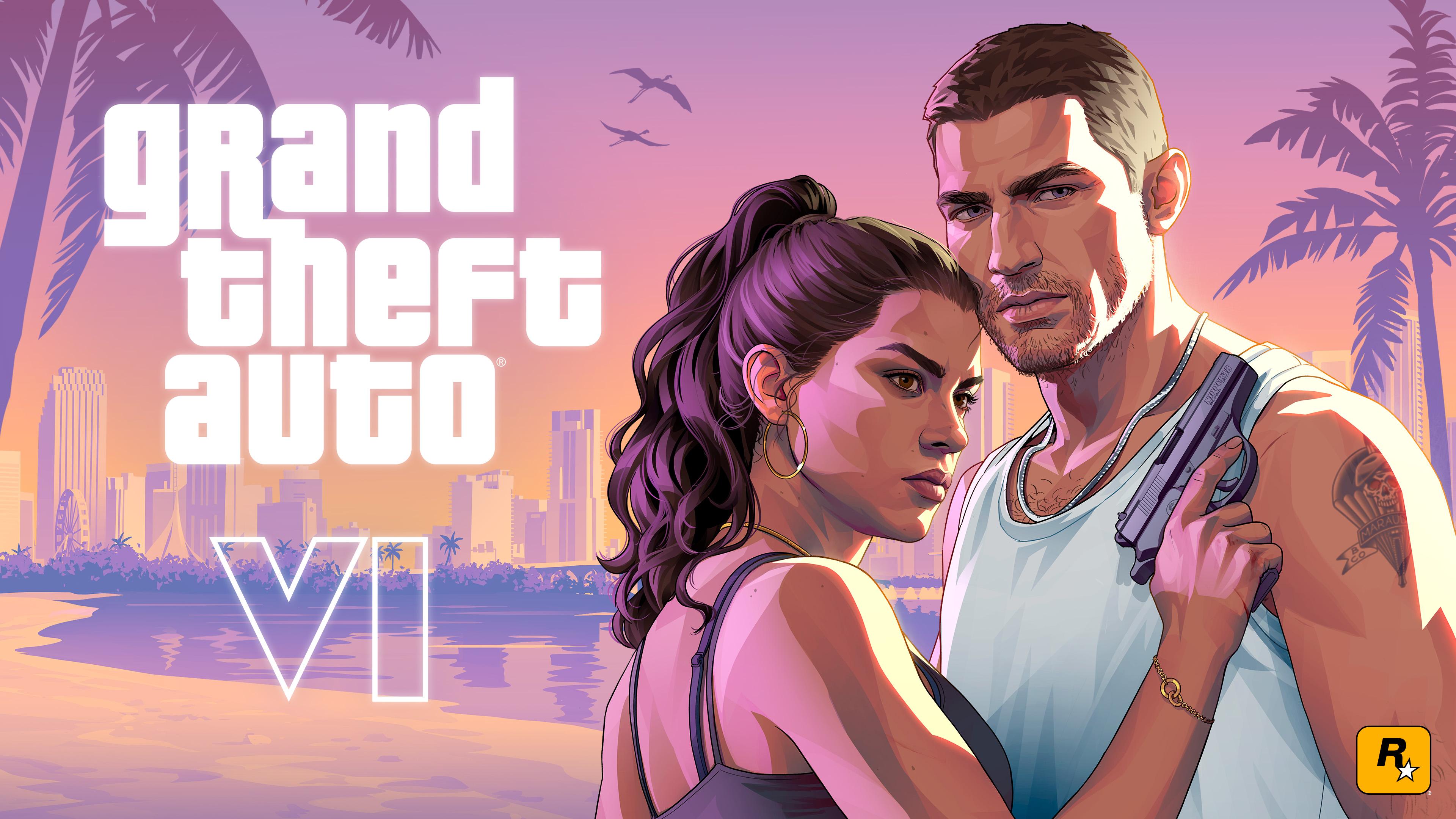 Grand Theft Auto VI Artwork - 4K Background Grand Theft Auto VI Artwork - Digital Illustration 4K Wallpaper (3840x2160)