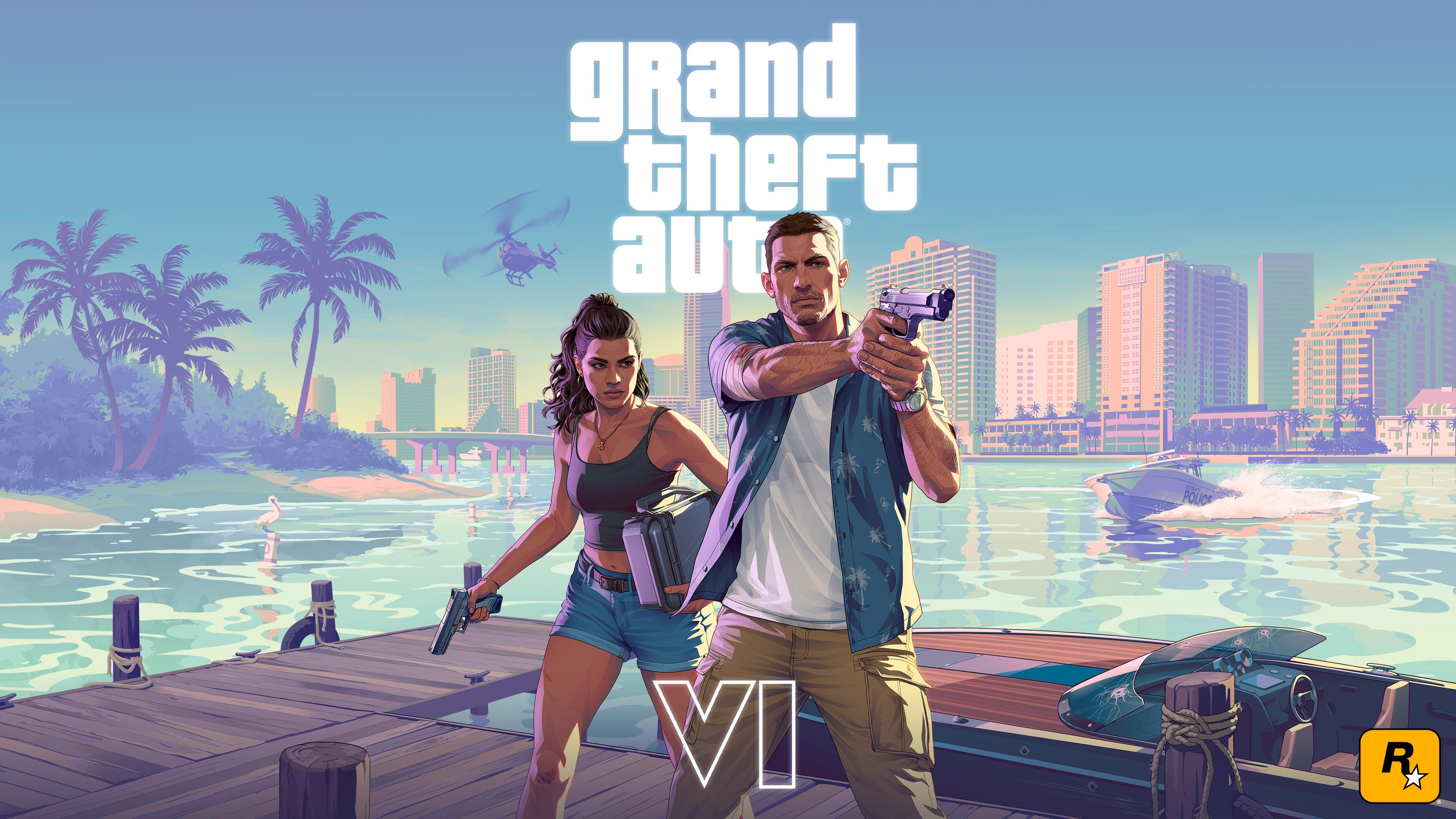 Grand Theft Auto Vi, Gta 6, Video Game, Rockstar Games Wallpaper in 4K resolution (3840x2160) Grand Theft Auto Vi, Gta 6, Video Game, Rockstar Games 4K Wallpaper Background (3840x2160)