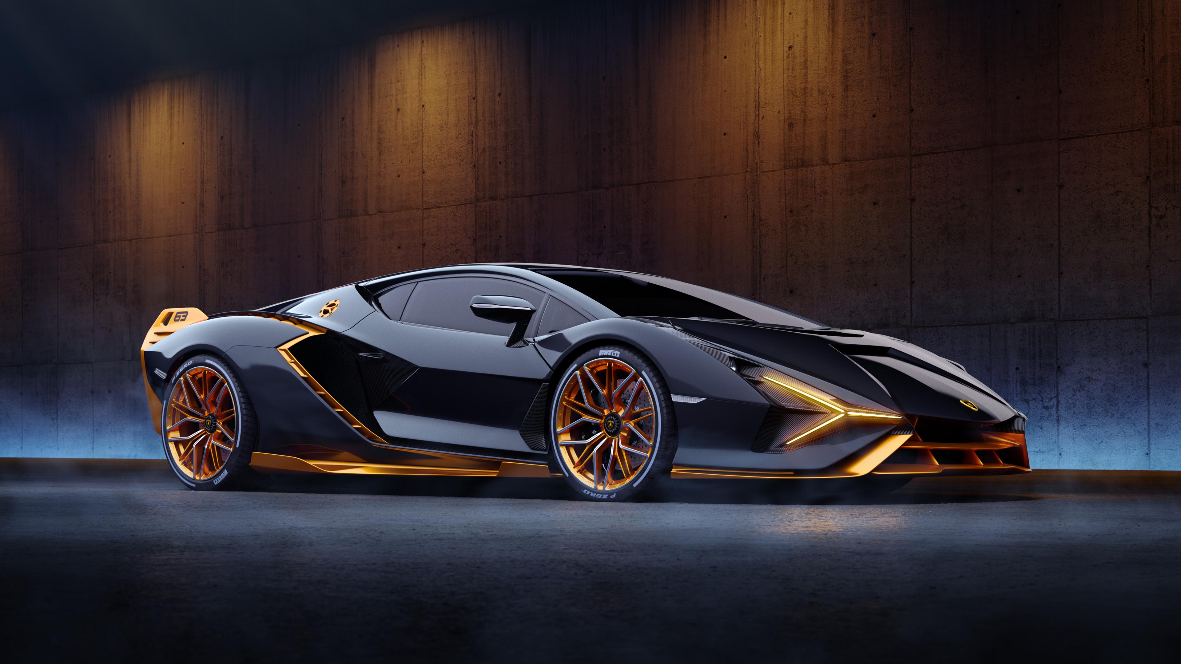 Lamborghini Sián, Hypercar, Exotic Car, Luxury Car Wallpaper in 4K resolution (3840x2160) Lamborghini Sián, Hypercar, Exotic Car, Luxury Car 4K Wallpaper Background (3840x2160)