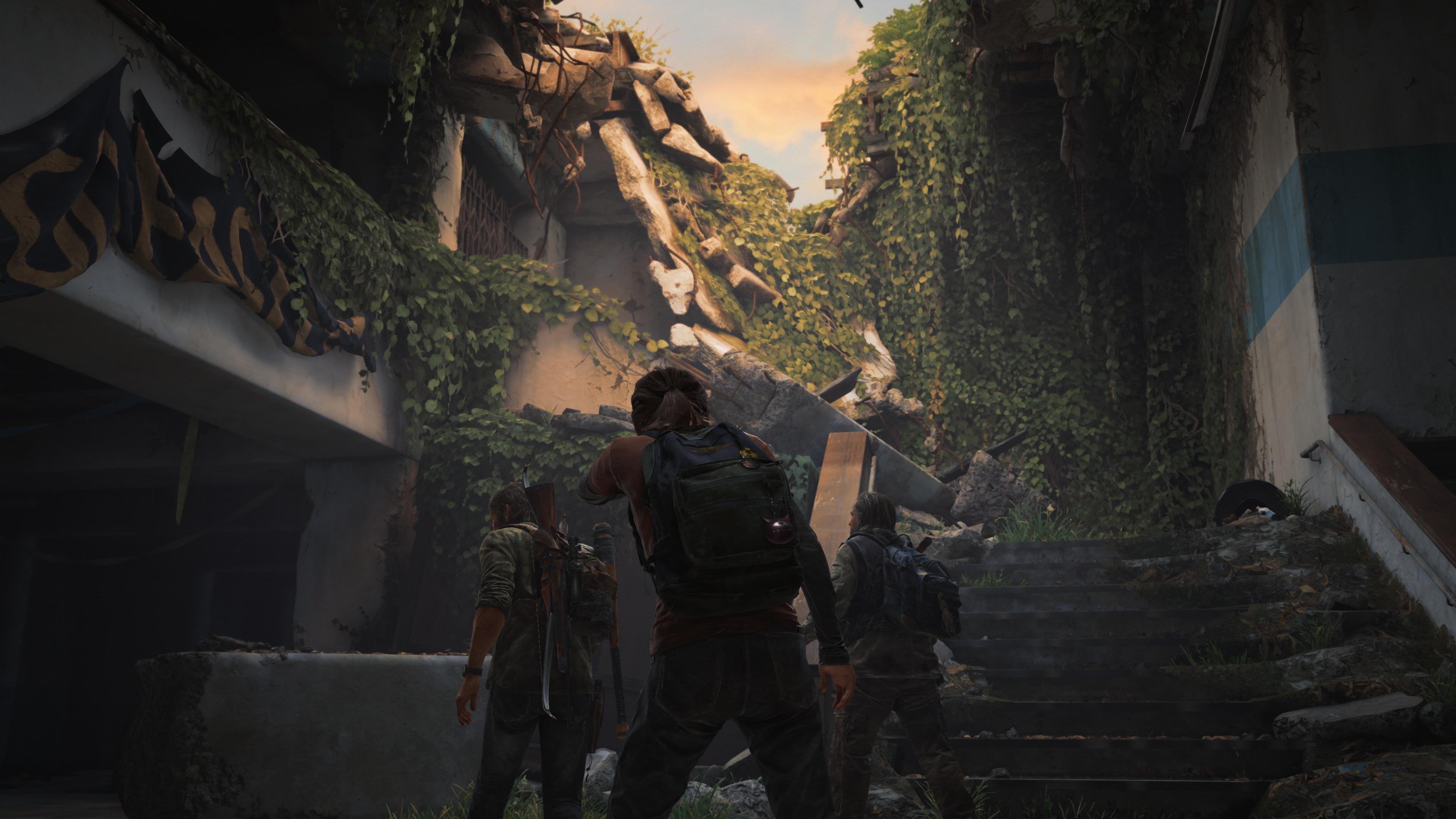 The Last Of Us Part I Ruins - 4K Background The Last Of Us Part I Ruins - Cinematic Game Art 4K Wallpaper (3840x2160)