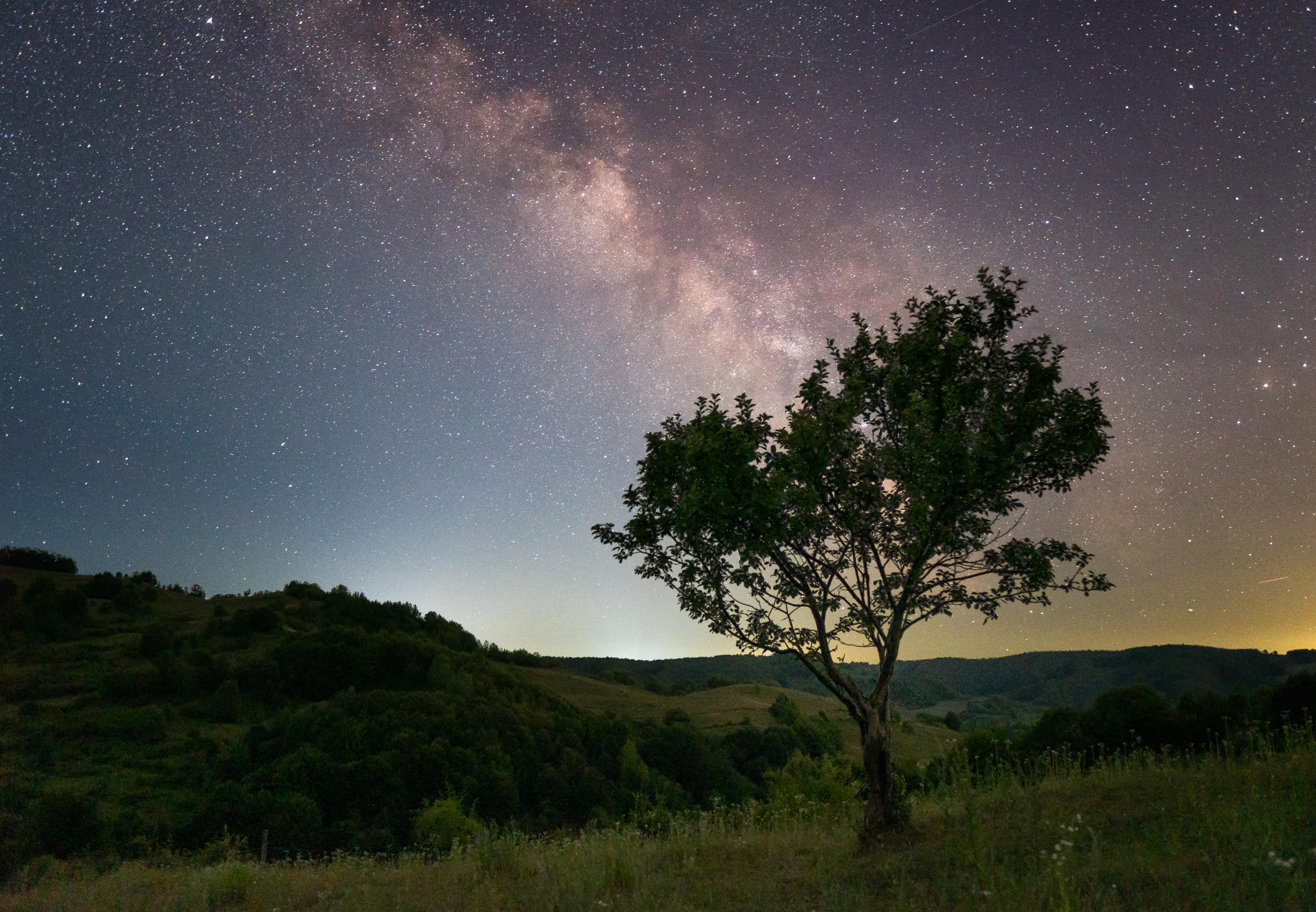 Milky Way, Night Sky, Stars, Landscape Wallpaper in 5K resolution (5196x3600) Milky Way, Night Sky, Stars, Landscape 5K Wallpaper Background (5196x3600)