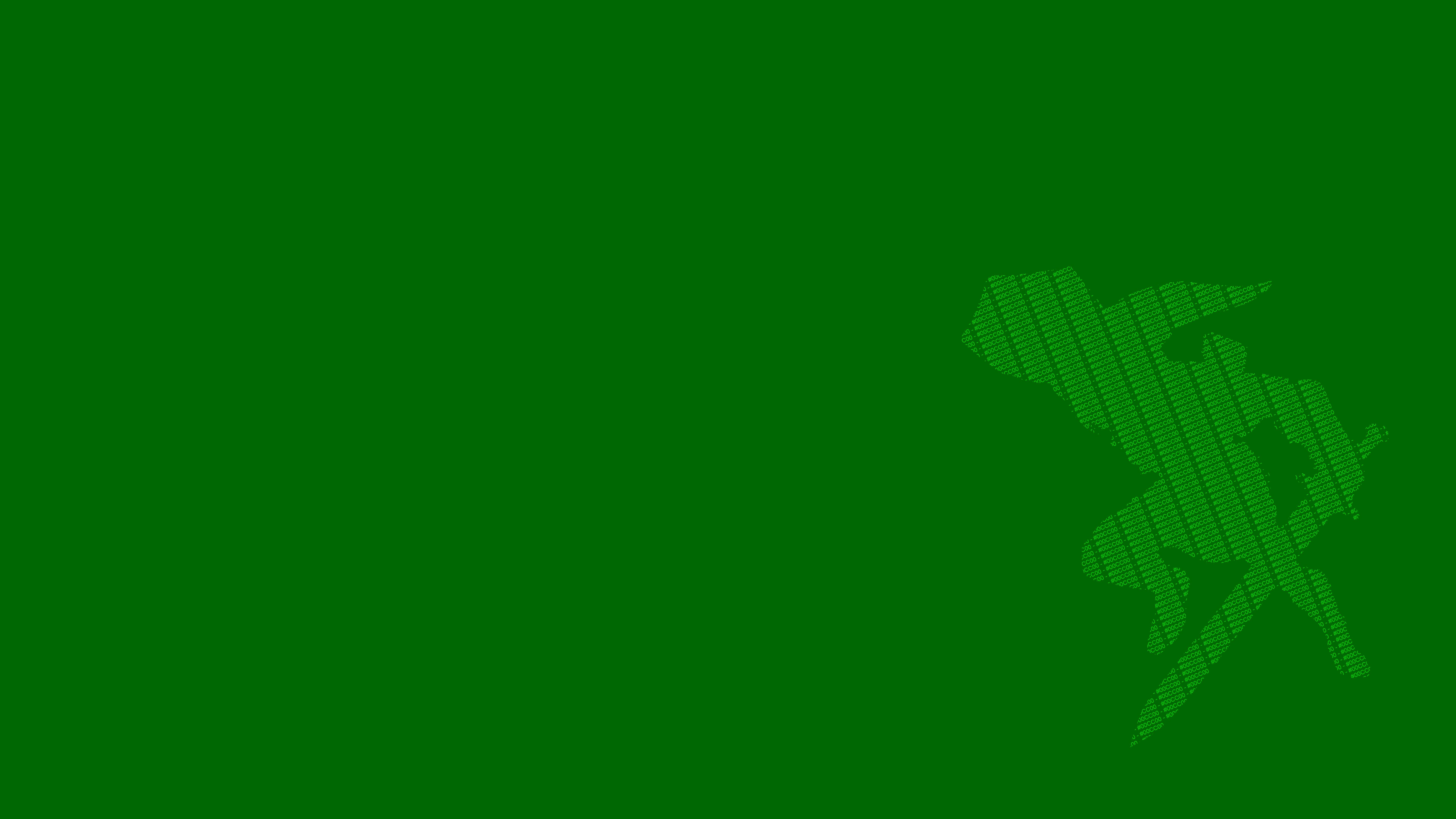 Minimalist Green Ninja Silhouette - 8K Background Minimalist Green Ninja Silhouette - Digital Graphic Art 8K Wallpaper (7680x4320)
