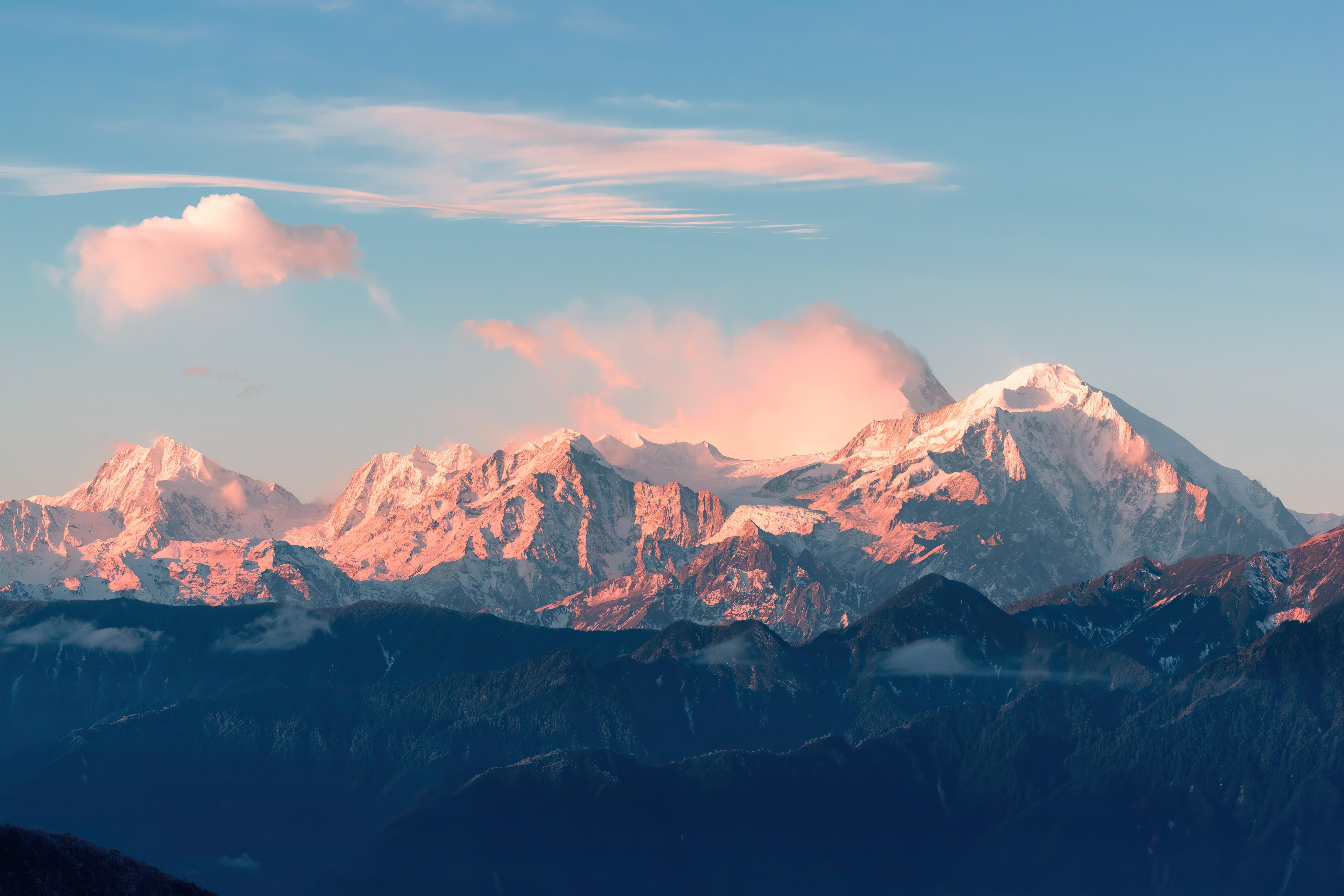 Mountain Range, Landscape, Nature, Peaks Wallpaper in 5K resolution (6000x4000) Mountain Range, Landscape, Nature, Peaks 5K Wallpaper Background (6000x4000)