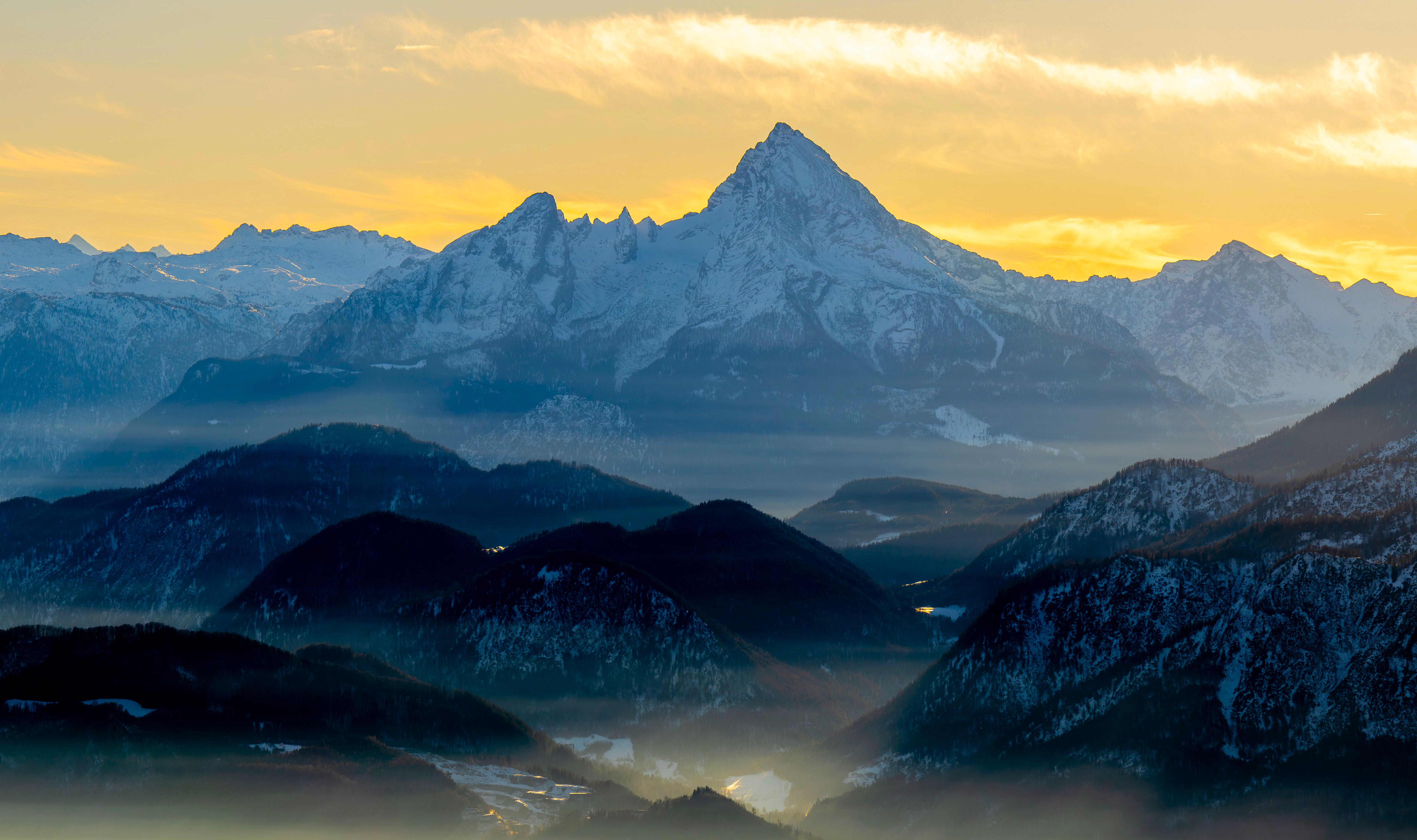 Mountain Range, Scenic Landscape, Sunrise, Mountain Peak Wallpaper in 5K resolution (6144x3644) Mountain Range, Scenic Landscape, Sunrise, Mountain Peak 5K Wallpaper Background (6144x3644)