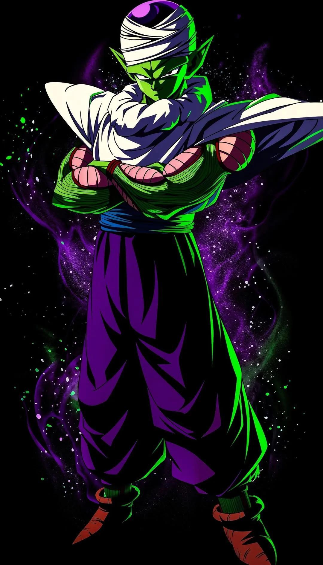 Piccolo From Dragon Ball - iPhone Background Piccolo From Dragon Ball - Digital Anime Art iPhone Wallpaper (1080x1890)