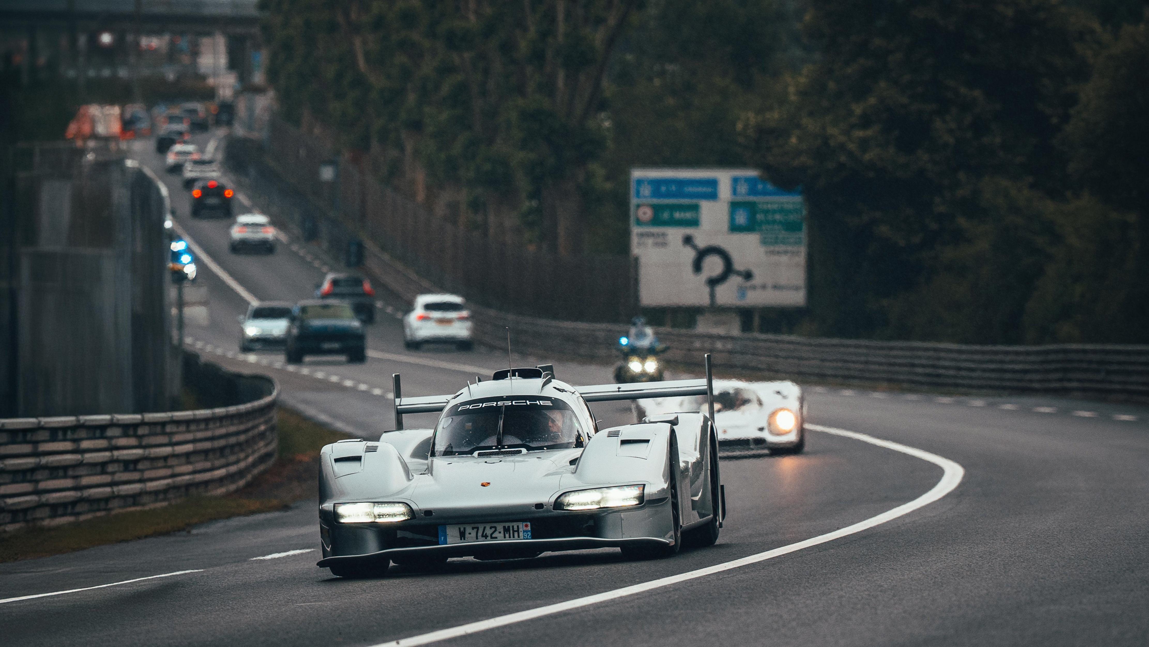 Porsche Mission X On Road - 4K Background Porsche Mission X On Road - Automotive Photography 4K Wallpaper (4445x2502)
