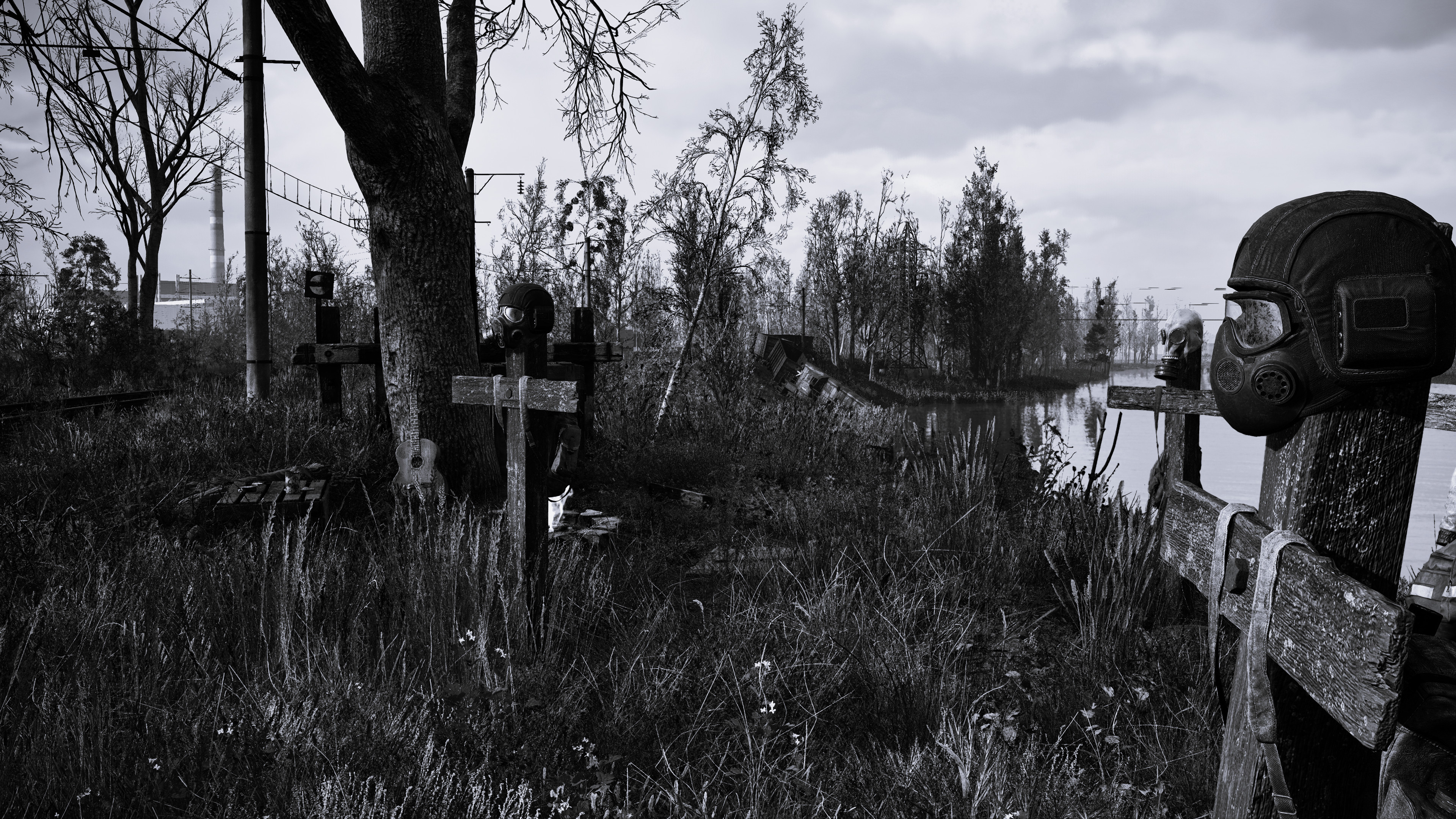 Post-Apocalyptic, Gas Mask, Chernobyl, Abandoned Wallpaper in 4K resolution (3840x2160) Post-Apocalyptic, Gas Mask, Chernobyl, Abandoned 4K Wallpaper Background (3840x2160)