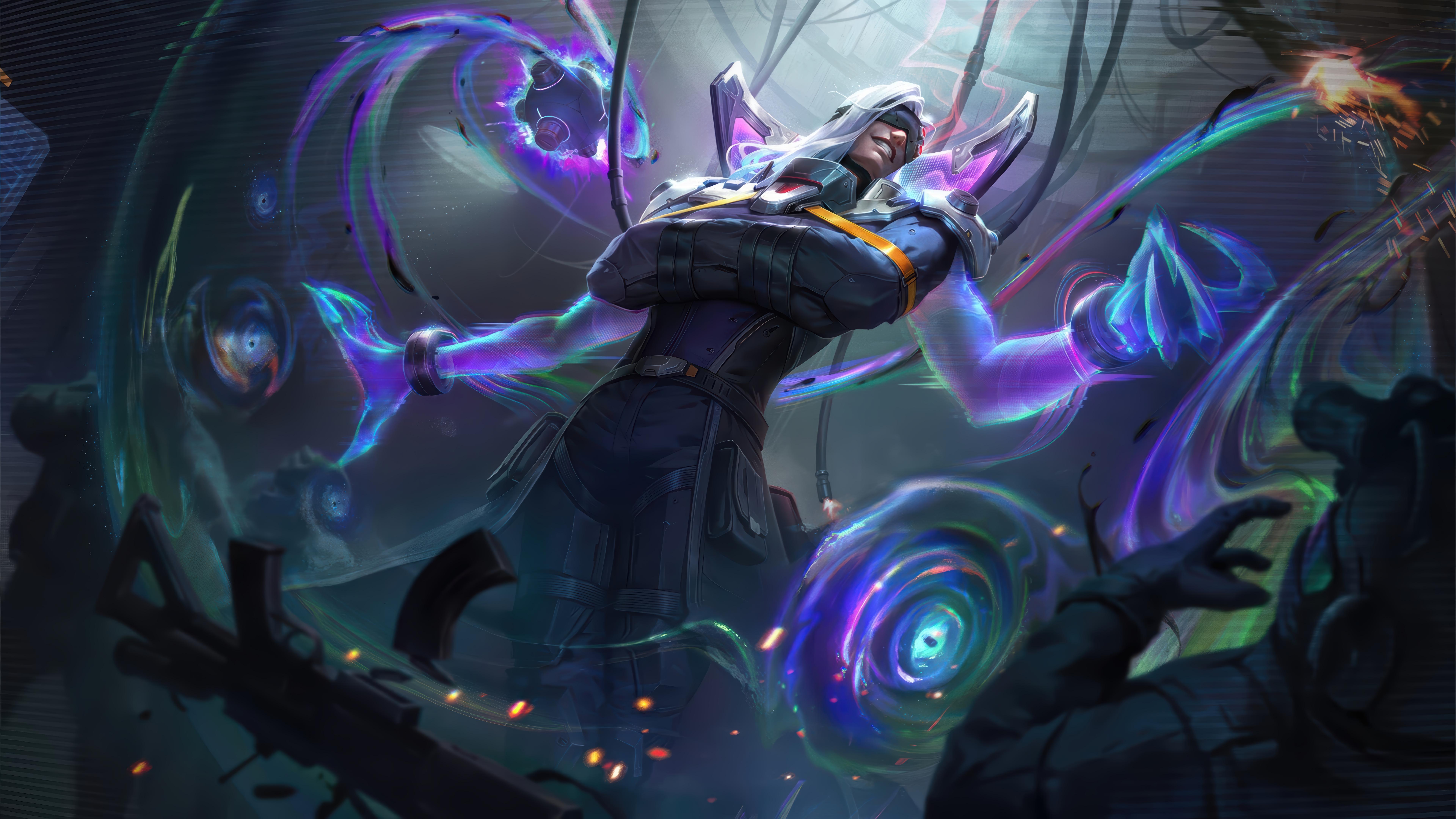 PsyOps Sylas League Of Legends - 8K Background PsyOps Sylas League Of Legends - Fantasy Game Art 8K Wallpaper (7680x4320)