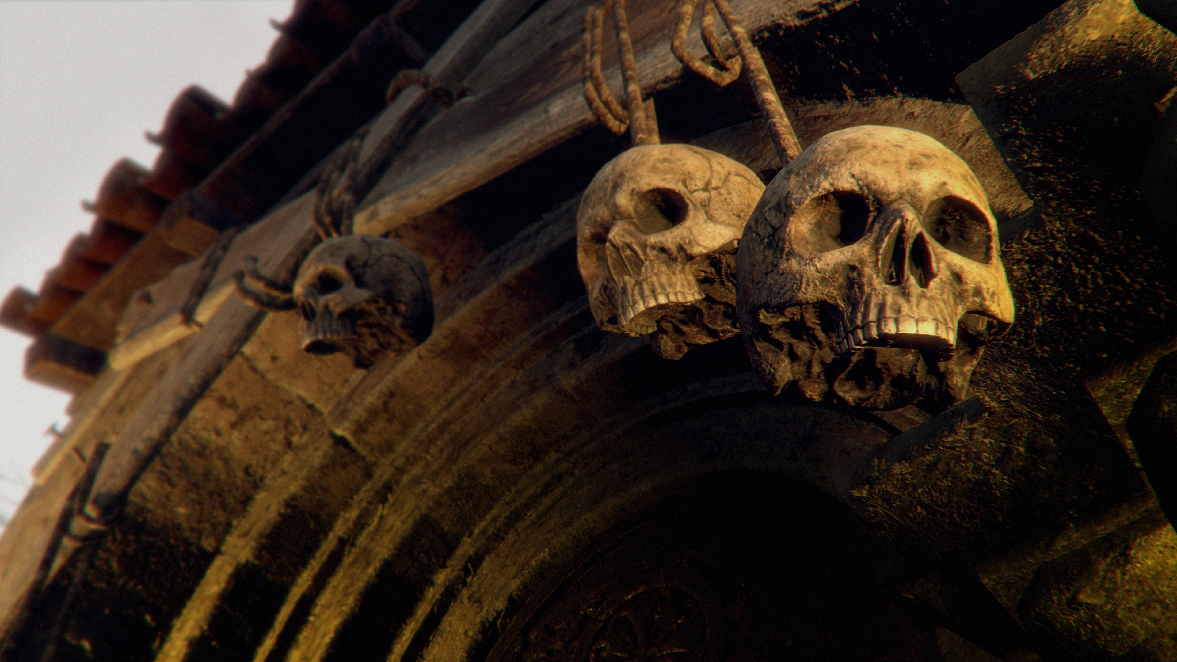Resident Evil, Skulls, Goth, Macabre, Horror 4K Desktop Wallpaper Resident Evil, Skulls, Goth, Macabre, Horror 4K Desktop Wallpaper Background (3840x2160) Free Download