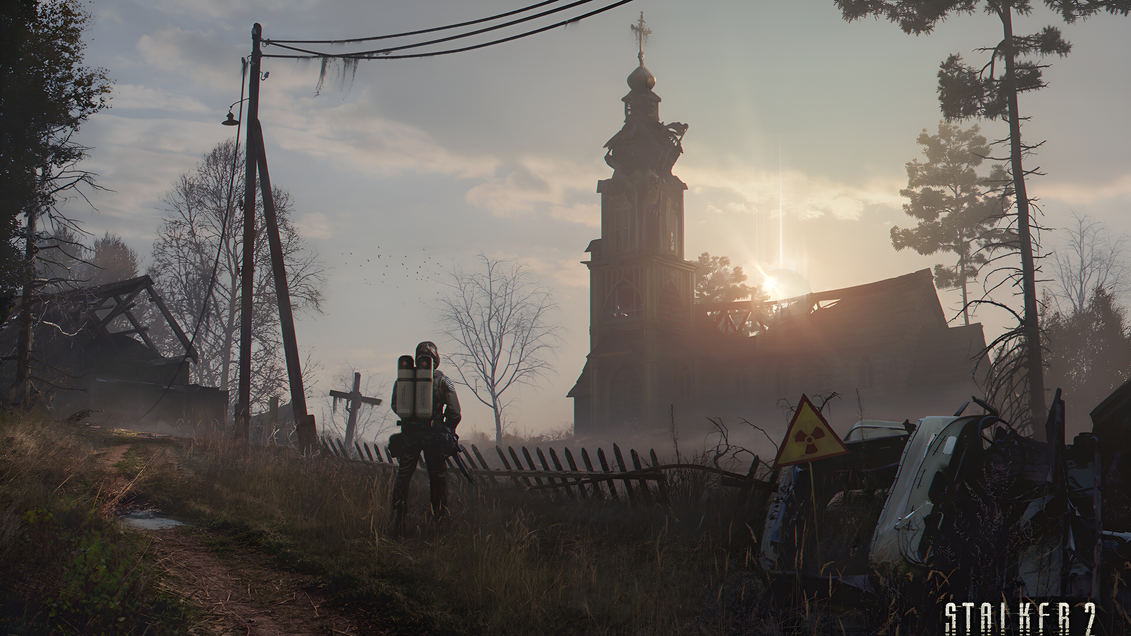 S.T.A.L.K.E.R. 2 Zone Explorer - 4K Background S.T.A.L.K.E.R. 2 Zone Explorer - Post-Apocalyptic Digital Art 4K Wallpaper (3840x2160)