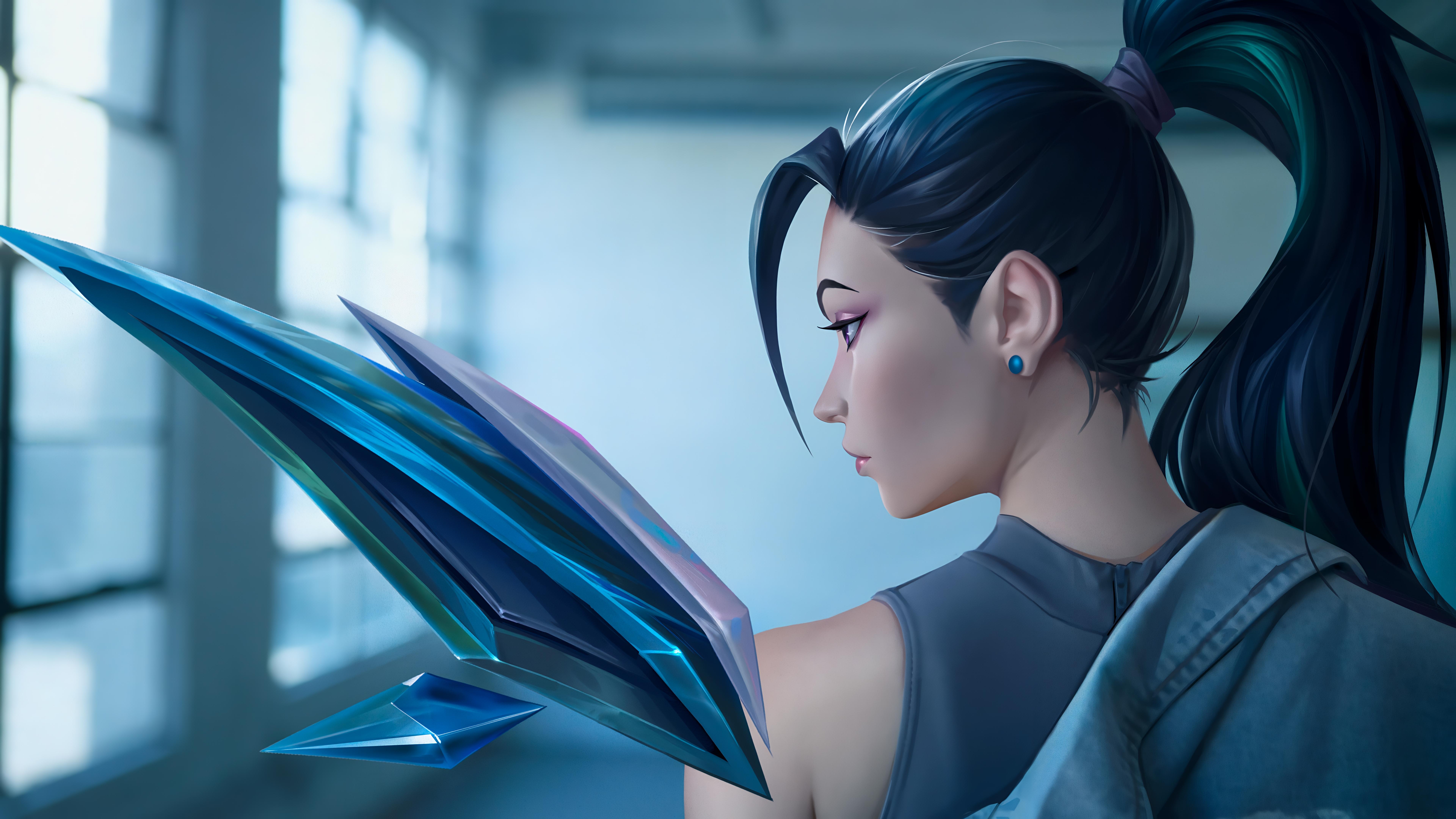 Sage From Valorant Portrait - 8K Background Sage From Valorant Portrait - Digital Illustration 8K Wallpaper (7680x4320)
