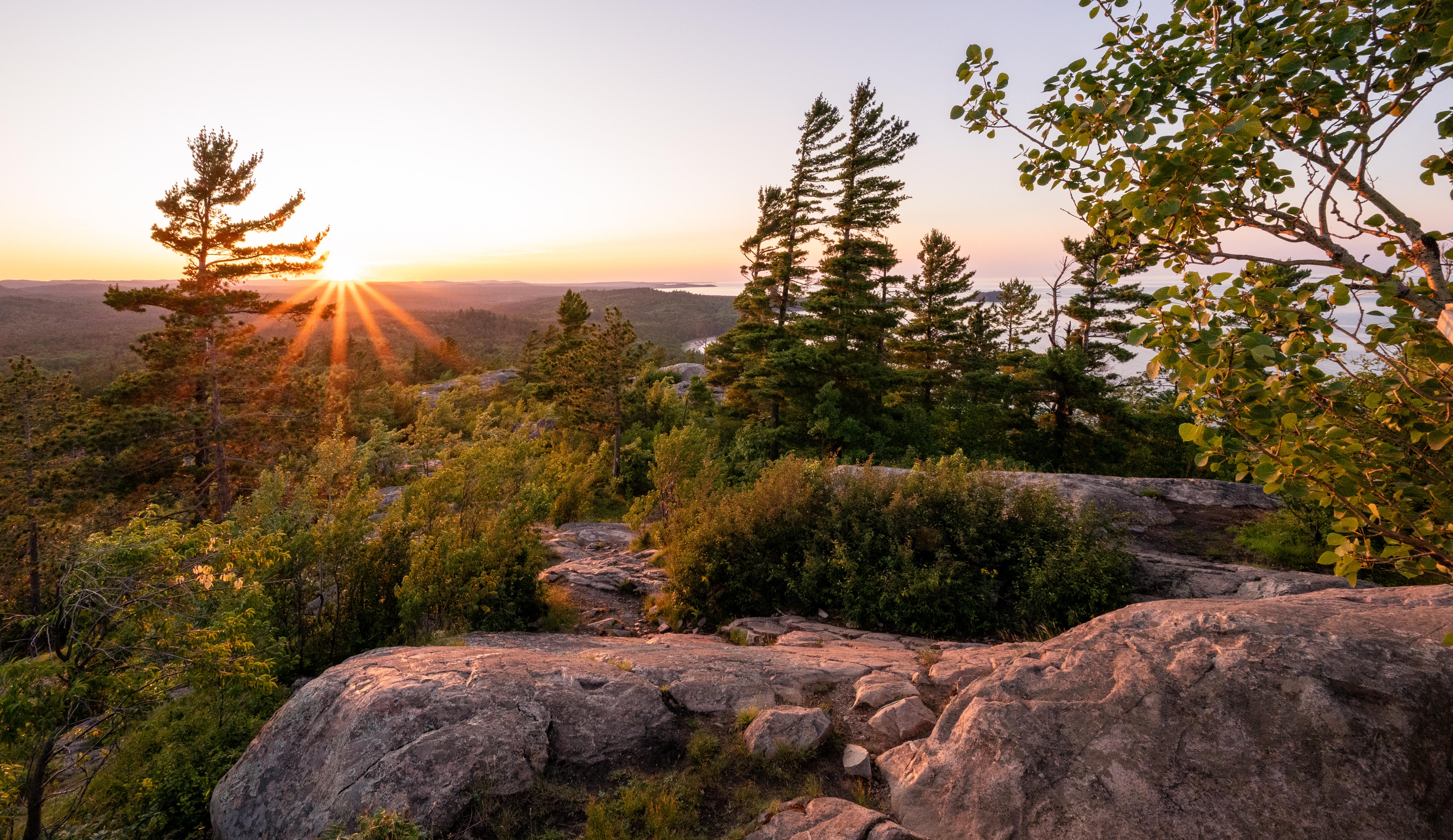 Sunrise, Landscape, Nature, Mountain View Wallpaper in 5K resolution (5542x3204) Sunrise, Landscape, Nature, Mountain View 5K Wallpaper Background (5542x3204)