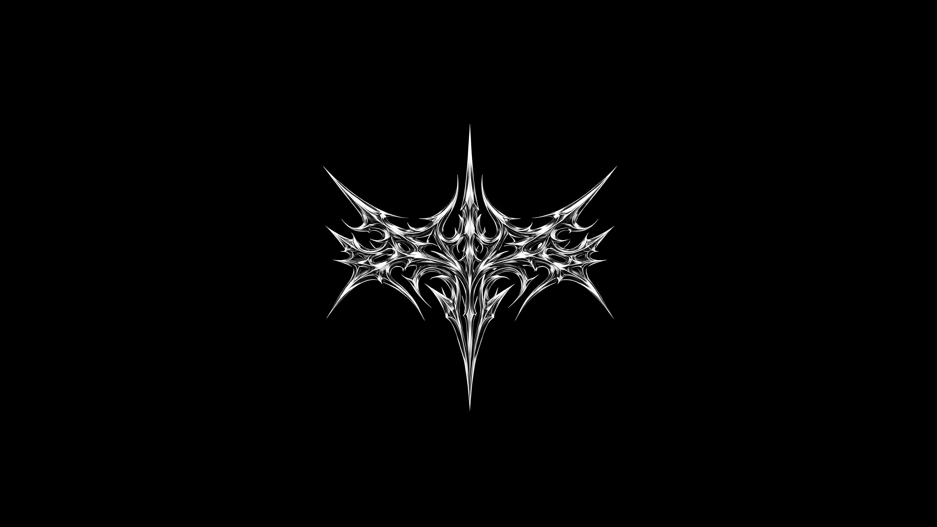 Symmetrical Cyber Sigilism Logo - 4K Background Symmetrical Cyber Sigilism Logo - Cyber Sigilism Art 4K Wallpaper (3840x2160)