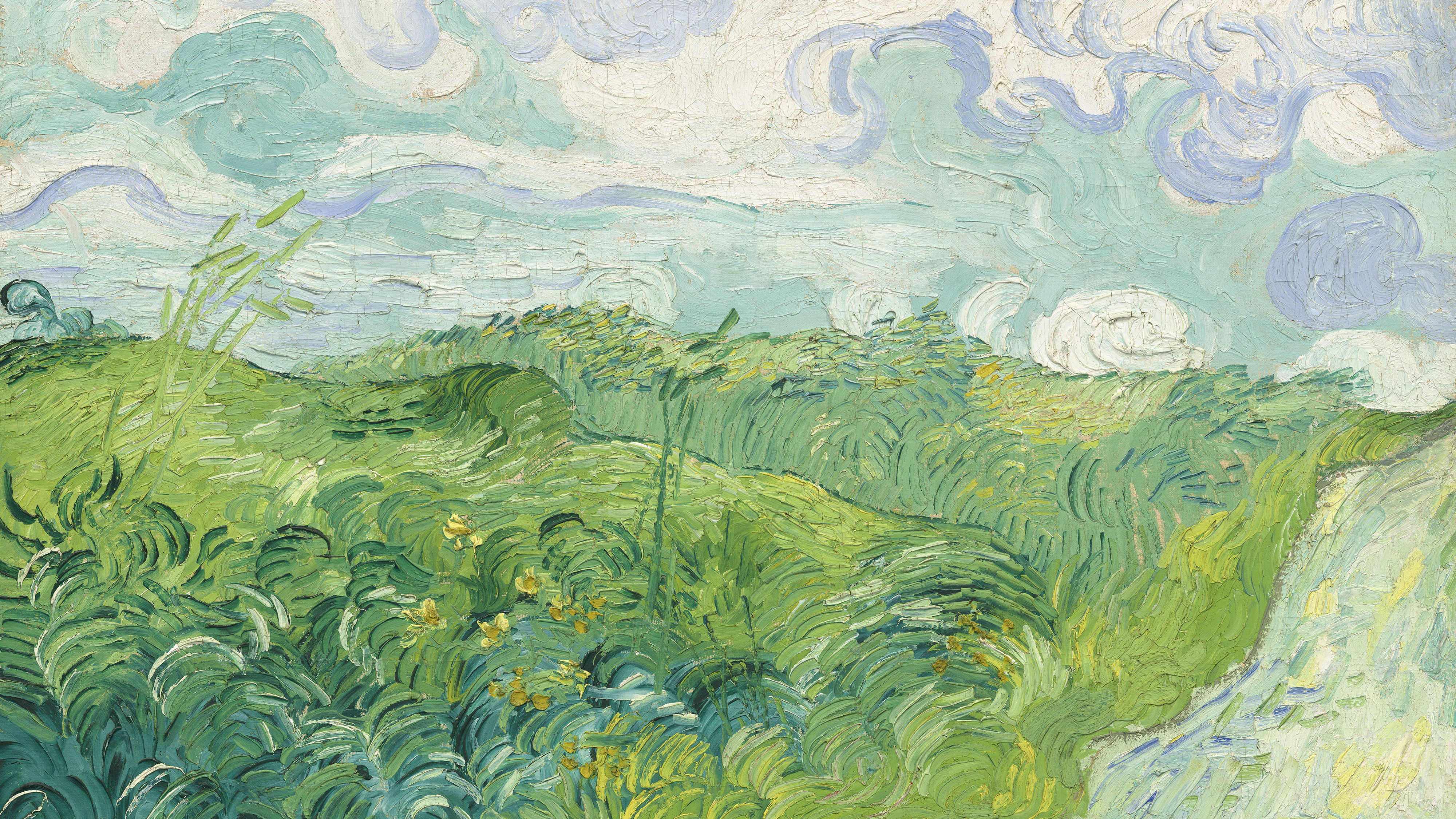 Vincent Van Gogh, Oil Painting, Painting, Landscape, Classic Art 4K Wallpaper A Stunning Vincent Van Gogh, Oil Painting, Painting, Landscape, Classic Art 4K Desktop and Mobile Wallpaper Background (4000x3139)