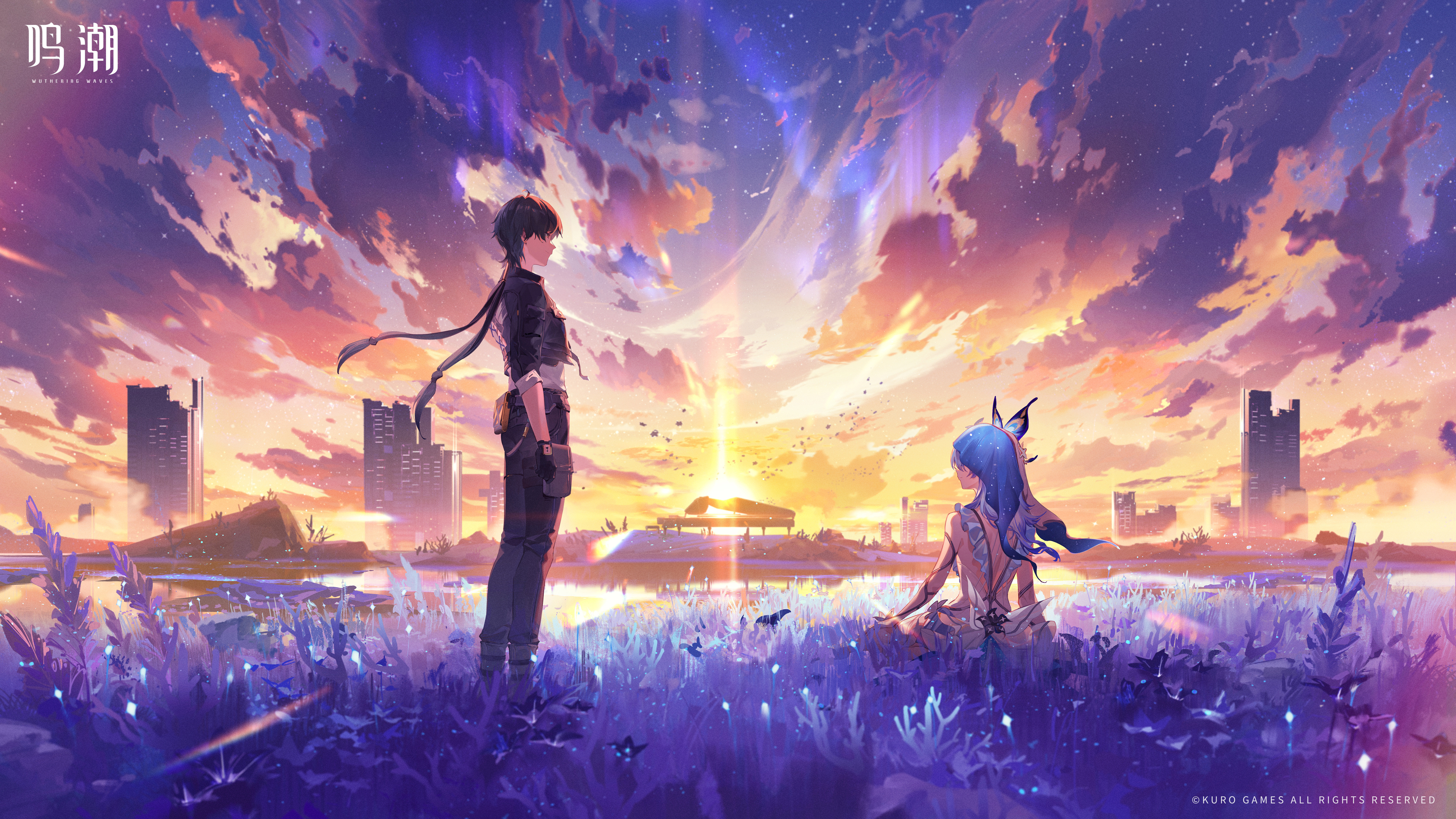 Wuthering Waves, Anime Scenery, Fantasy Landscape, Video Game Art Wallpaper in 5K resolution (7000x3938) Wuthering Waves, Anime Scenery, Fantasy Landscape, Video Game Art 5K Wallpaper Background (7000x3938)